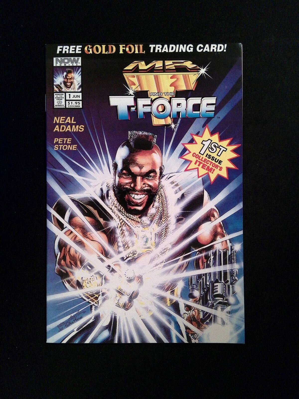 Mr. T and the T-Force #1A.P NOW Comics 1993 VF/NM ADAMS VARIANT