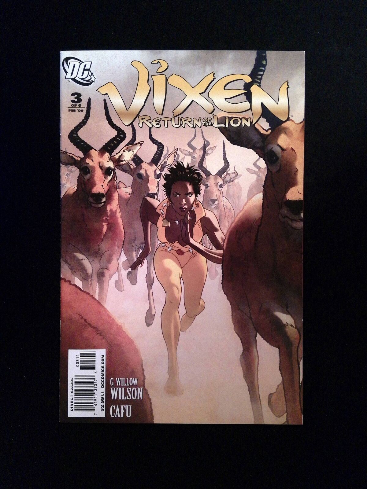 Vixen Return Of The Lion #3 DC Comics 2008 NM-