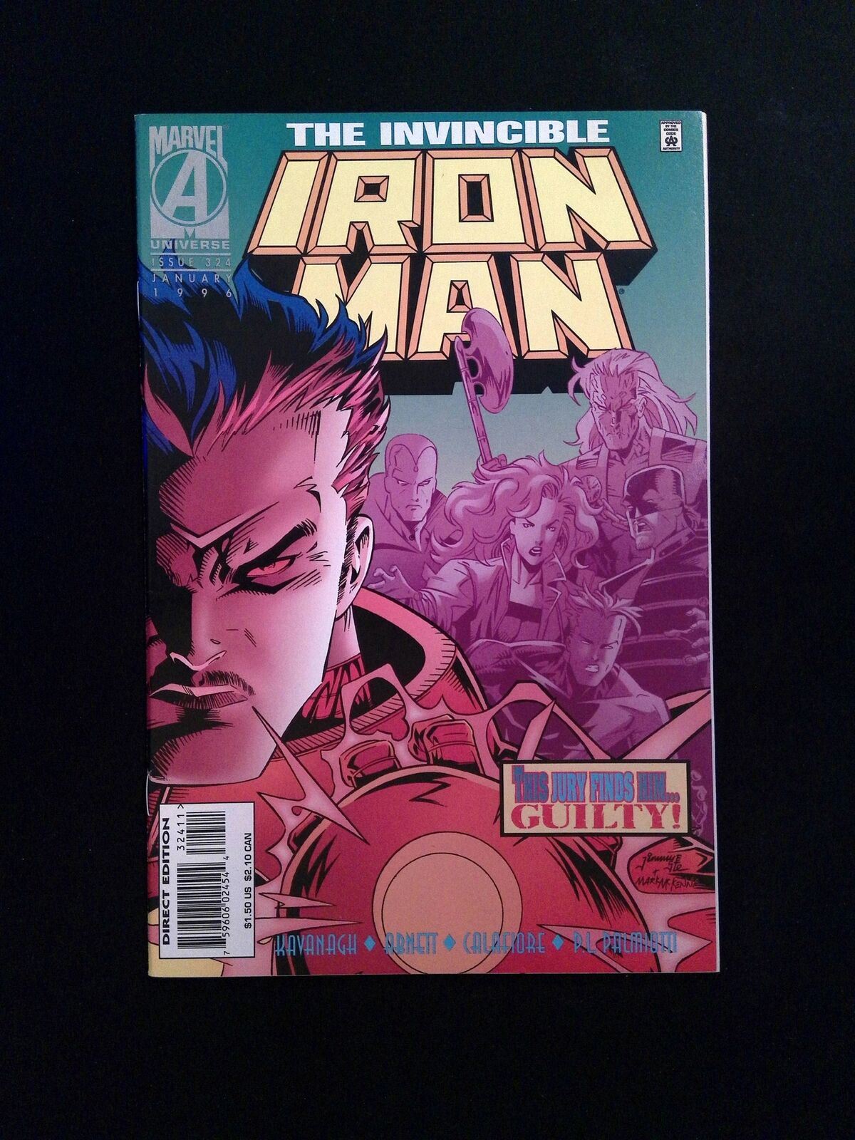 Iron Man #324 MARVEL Comics 1996 VF+