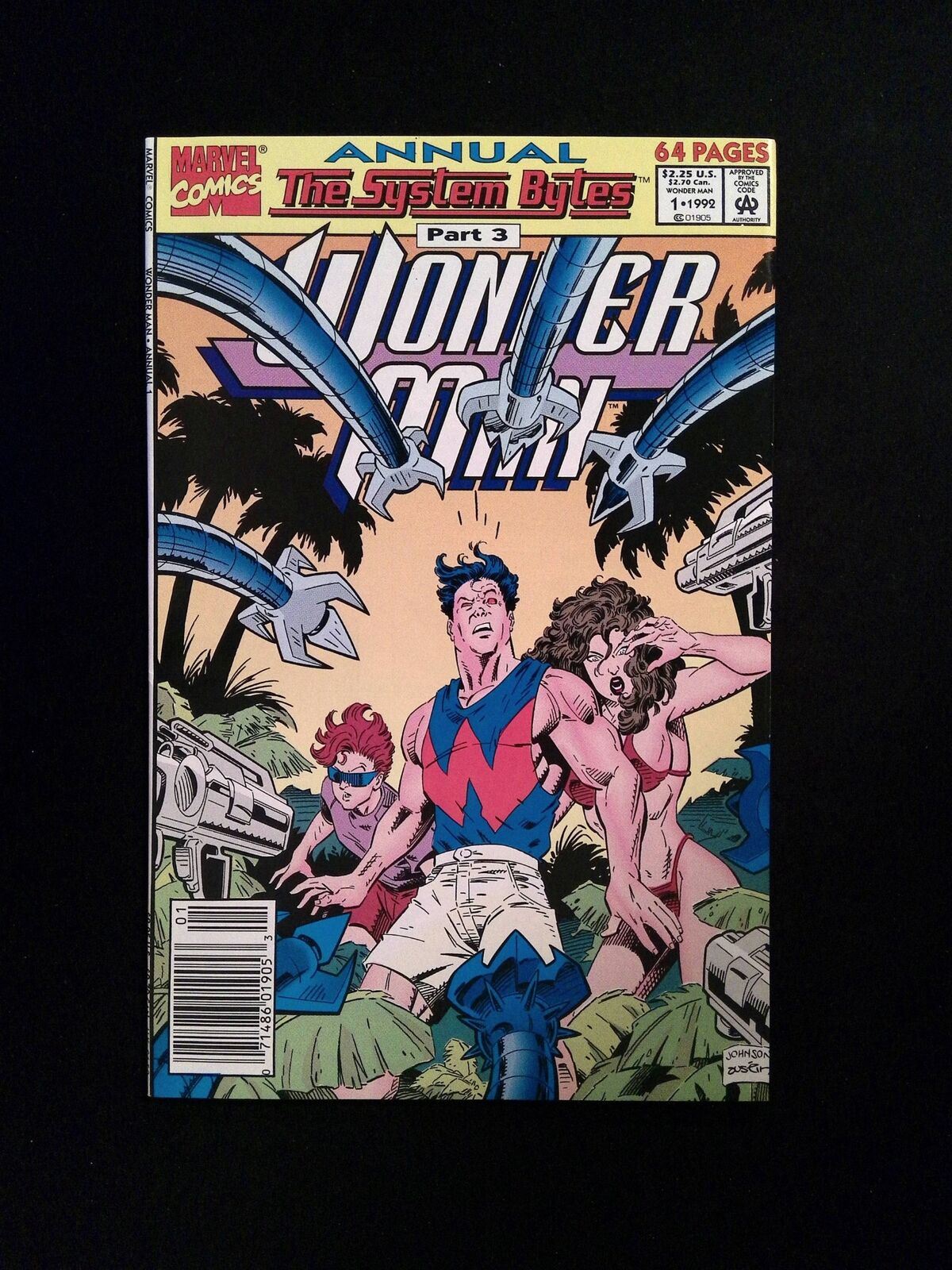 Wonder Man Annual #1 MARVEL Comics 1992 VF/NM NEWSSTAND