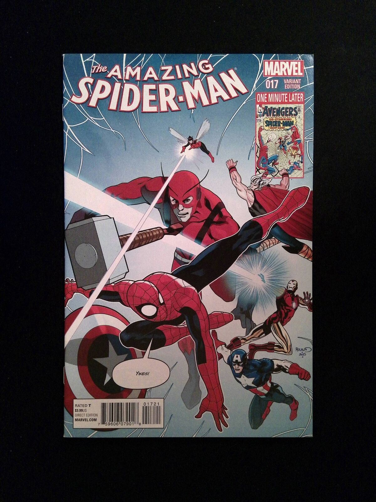 Amazing Spider-Man #17B (3RD SERIES) MARVEL Comics 2015 NM- RENAUD VARIANT