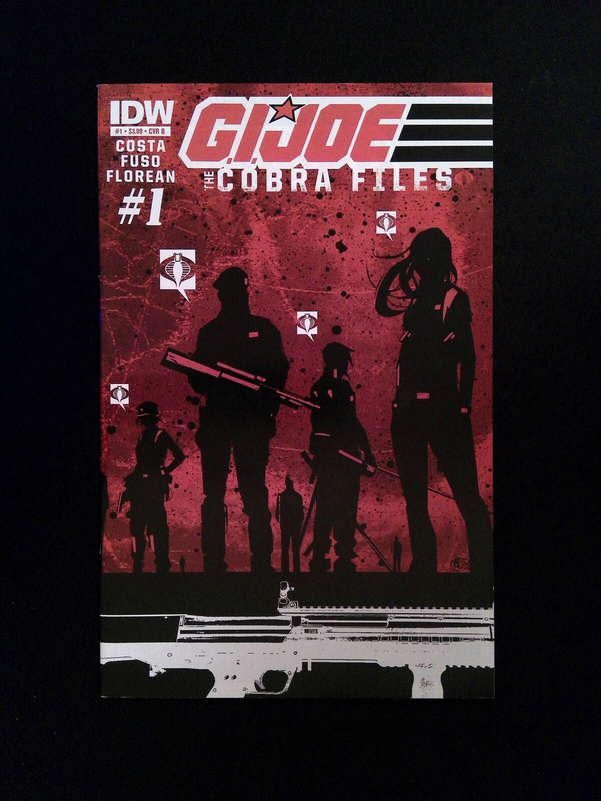 GI Joe Cobra Files #1B IDW Comics 2013 NM Fuso Variant