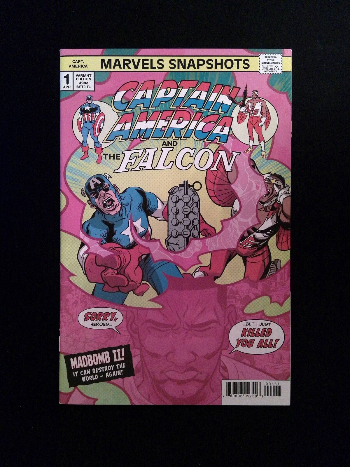 Marvels Snapshots Captain America #1B Marvel Comics 2020 VF/NM Perez Variant