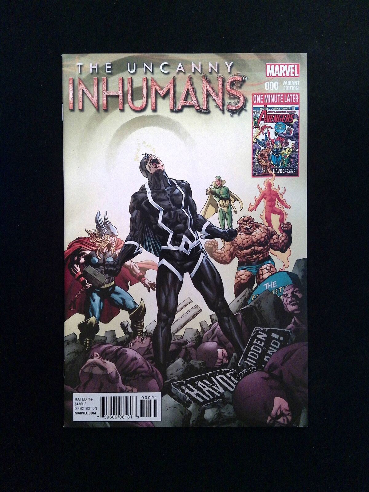 Uncanny Inhumans #0F Marvel Comics 2015 NM- 1/15 Retailer Incentive Variant