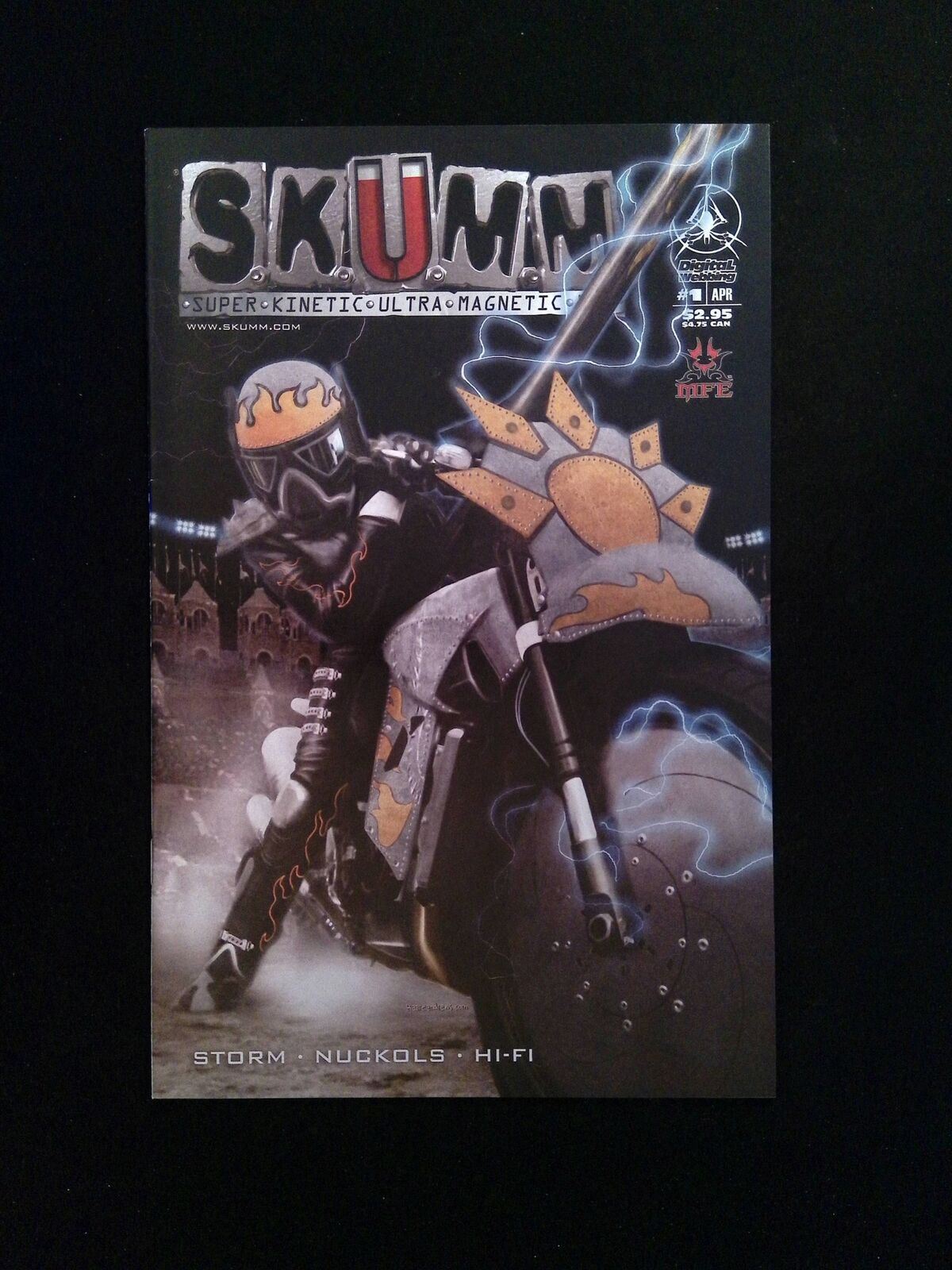 Skumm #1B DIGITAL WEBBING Comics 2003 NM- VARIANT COVER