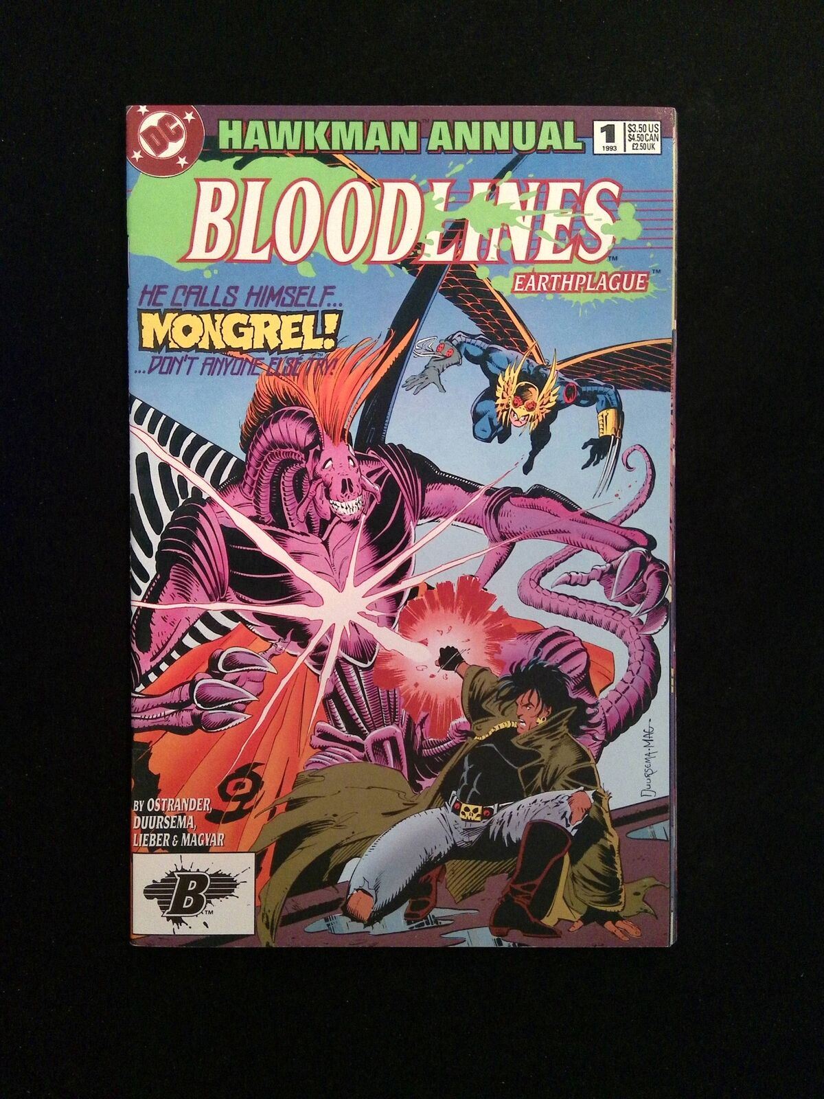 Hawkman Annual #1 DC Comics 1993 VF/NM