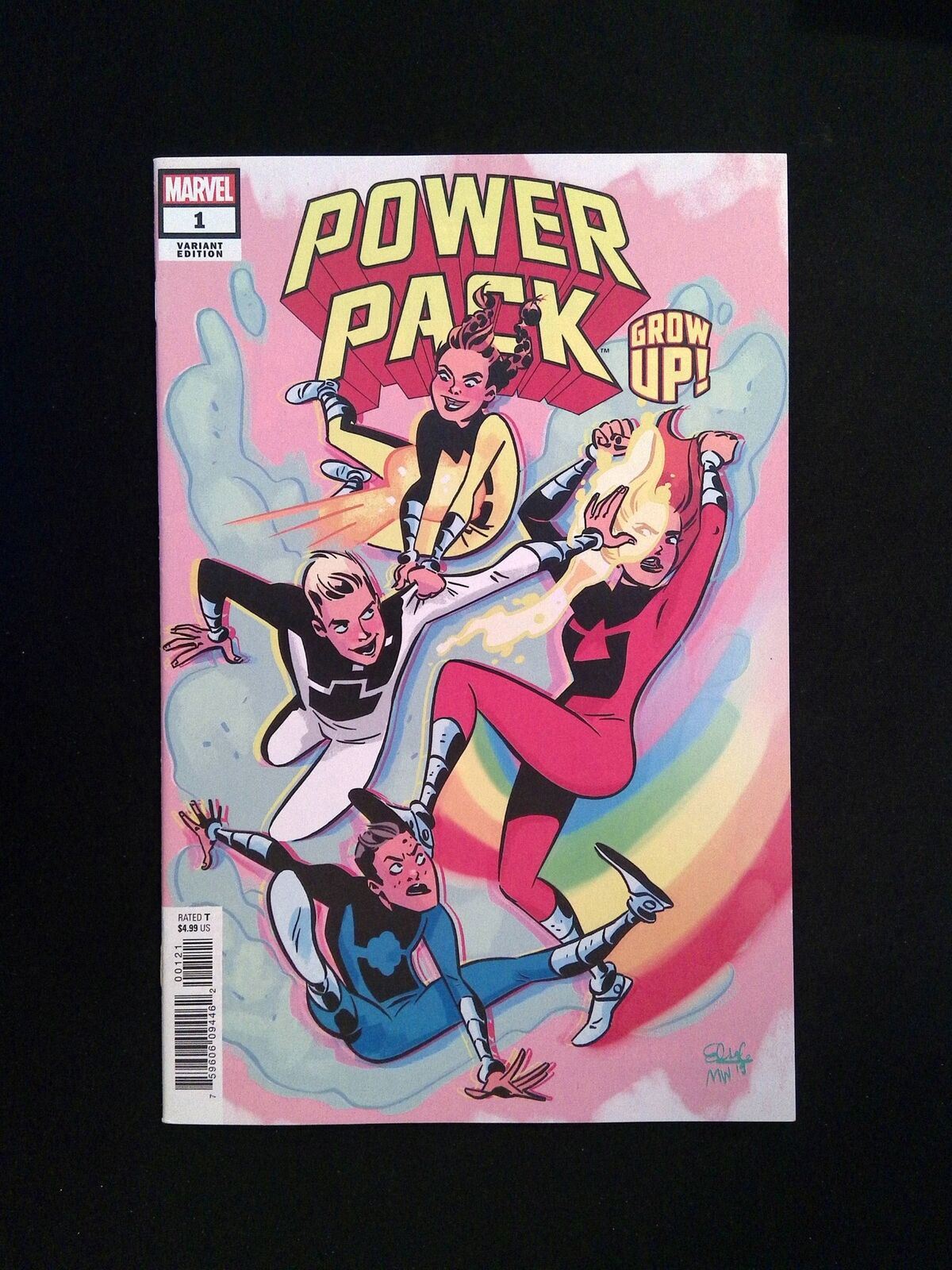 Power Pack Grow Up #1B MARVEL Comics 2019 NM- CHARRETIER VARIANT