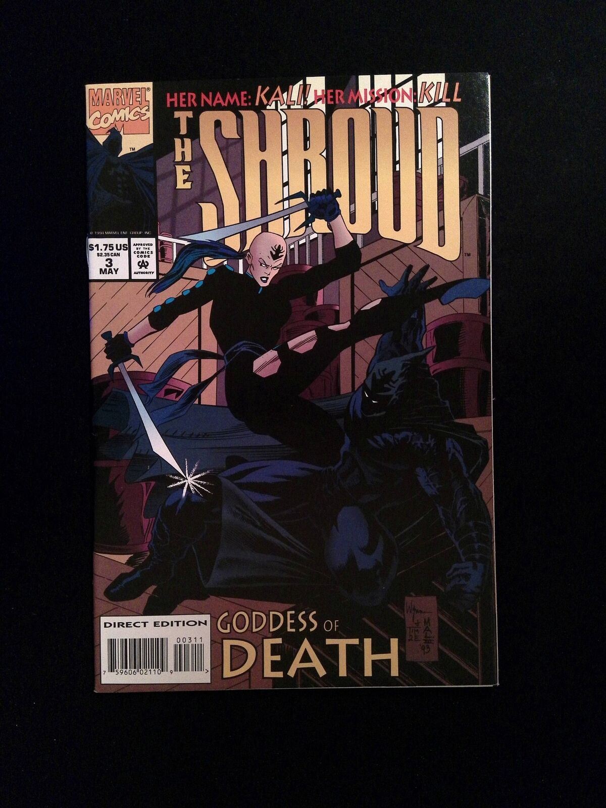 Shroud #3 Marvel Comics 1994 VF+