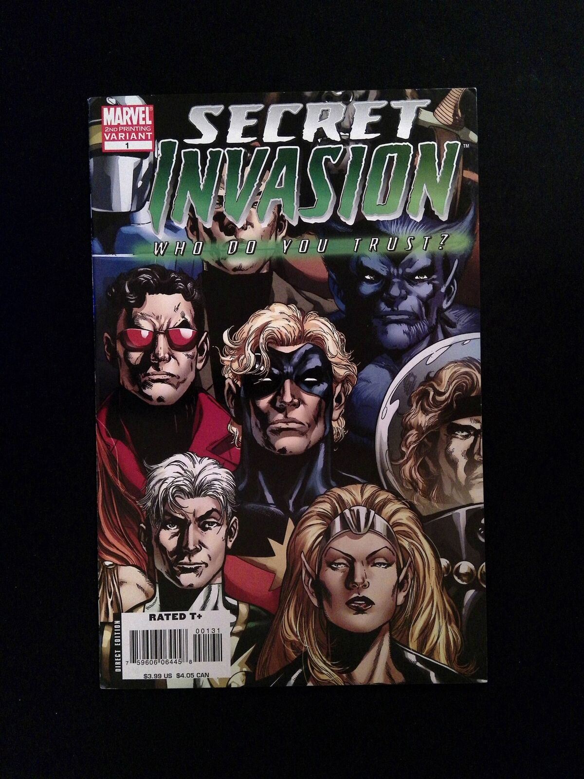 Secret Invasion Who Do You Trust #1B MARVEL Comics 2008 VF+ VARIANT