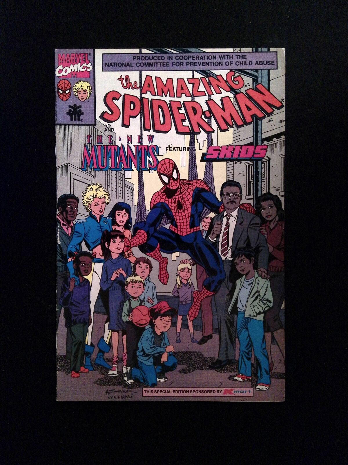 Amazing Spider-Man and the New Mutants #1 Marvel 1989 VF+ K-Mart Exclusive