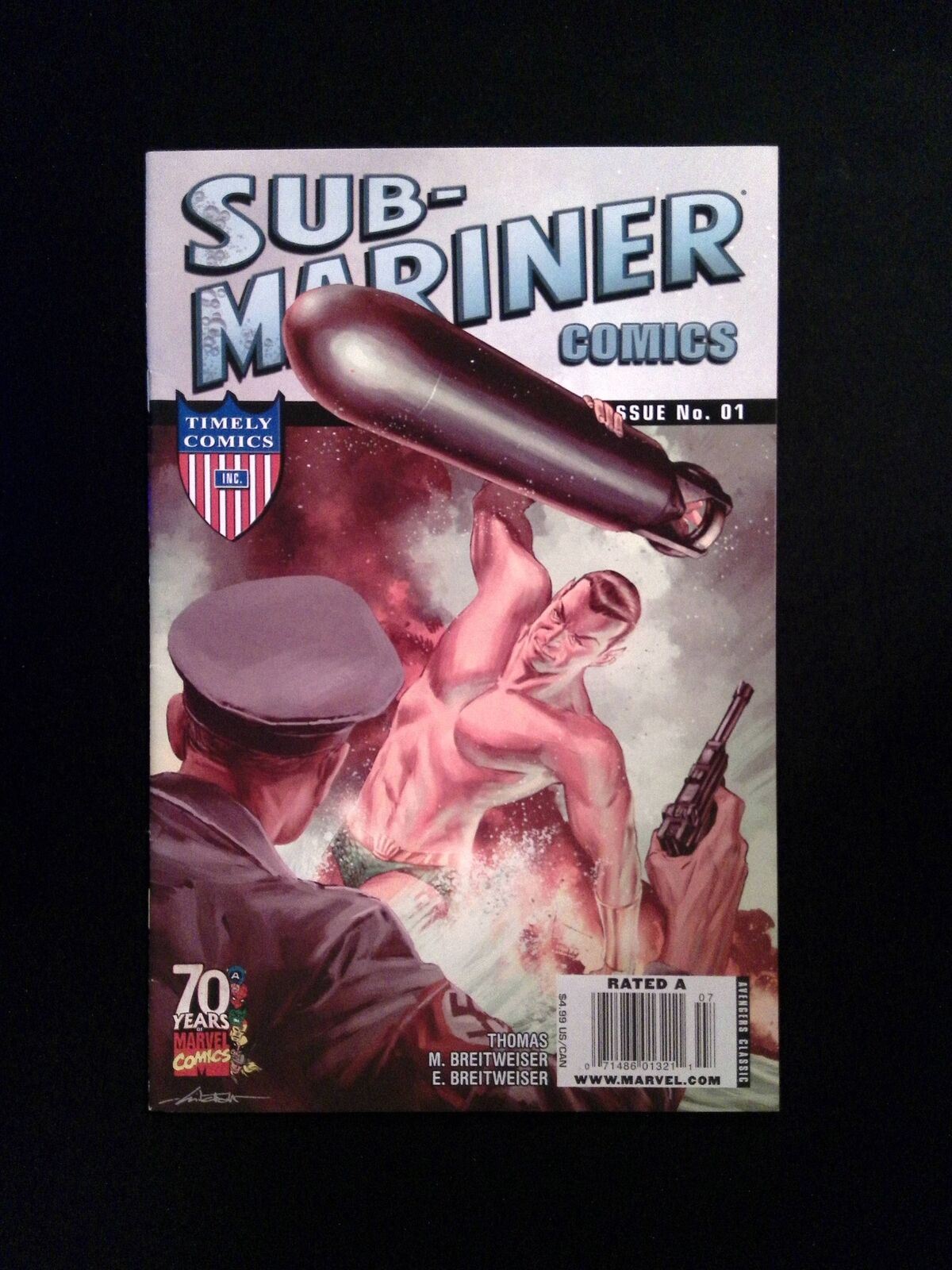 Sub-Mariner Comics 70th Anniversary Special #1 Marvel 2009 VF+ Newsstand