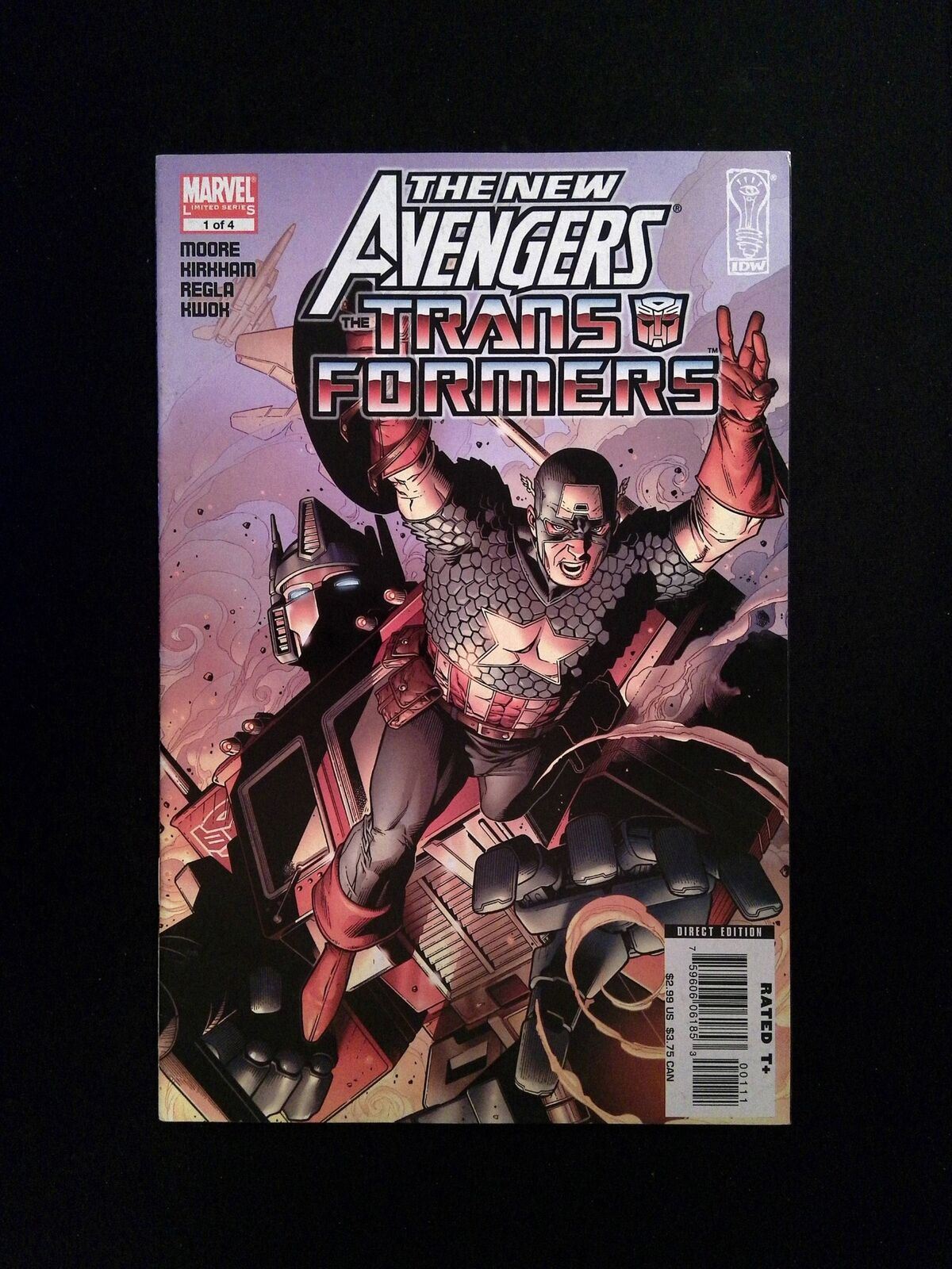 New Avengers Transformers #1 MARVEL Comics 2007 VF+