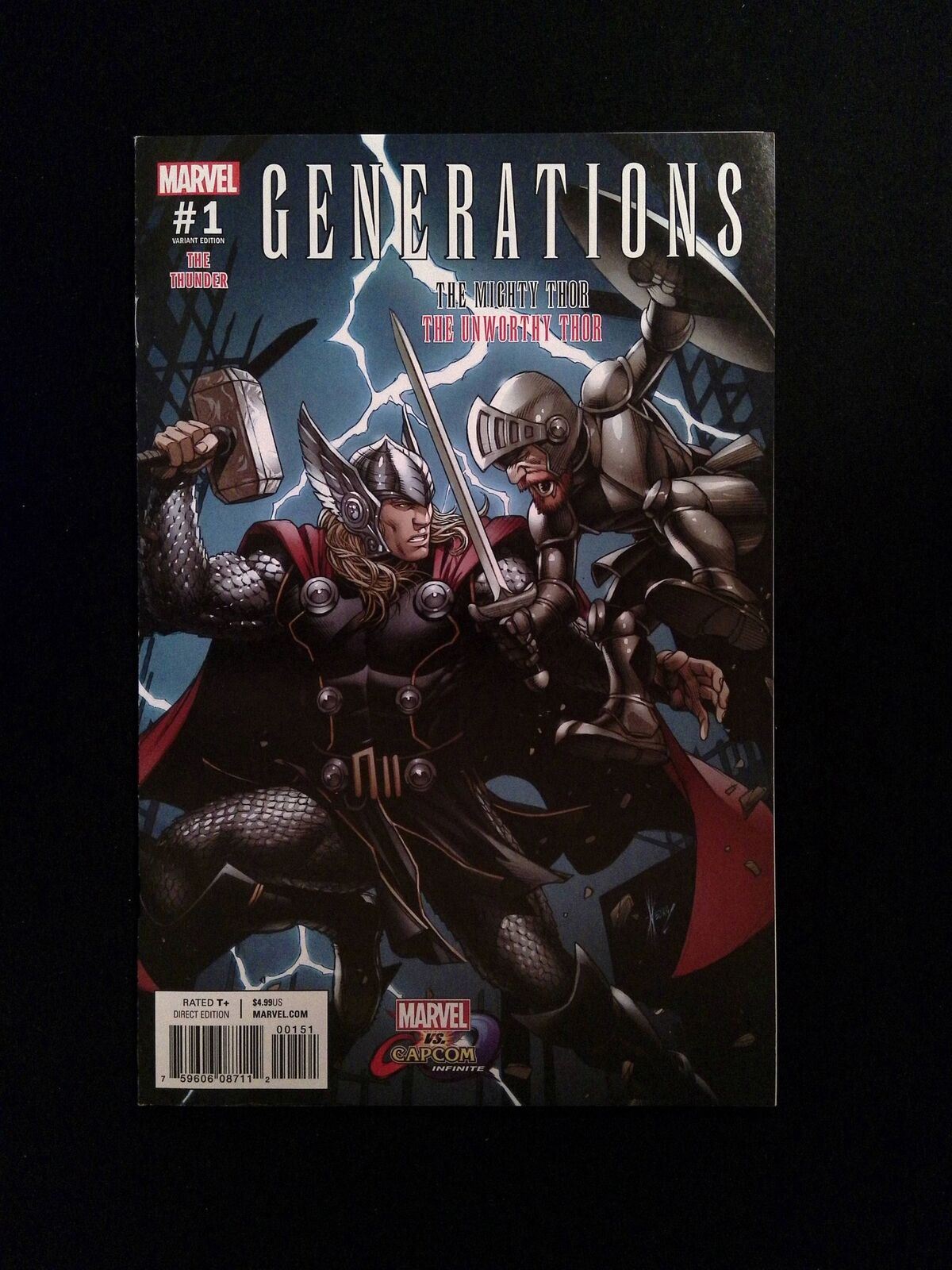 Generations The Unworthy Thor and Mighty Thor #1D Marvel 2017 NM- Keown Variant