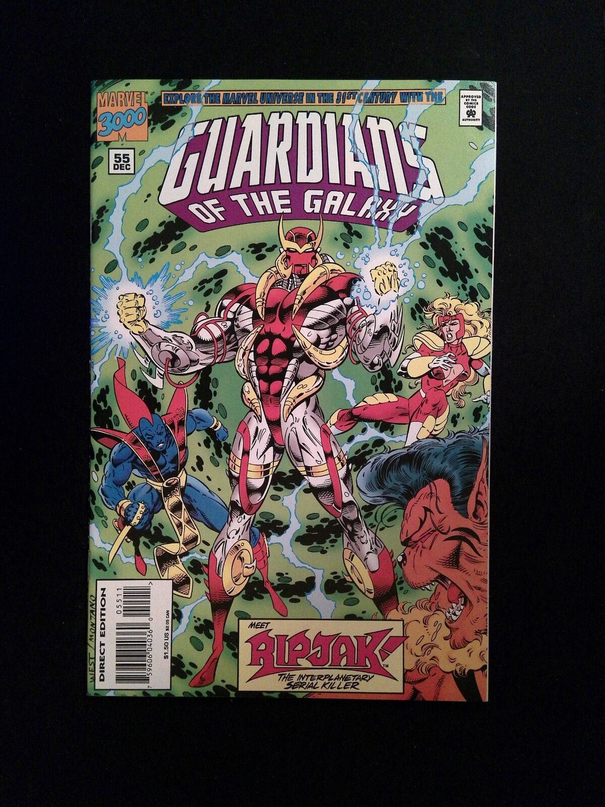 Guardians of the Galaxy #55 MARVEL Comics 1994 VF+