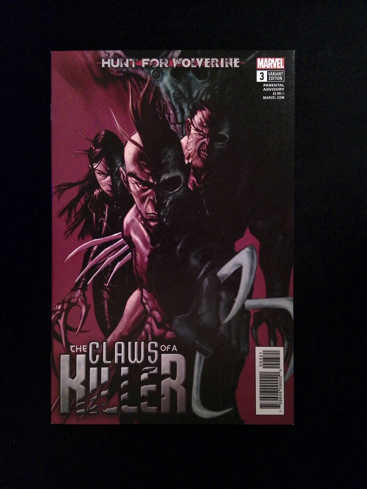 Hunt for Wolverine The Claws of a Killer #3B MARVEL 2018 NM CANETE VARIANT