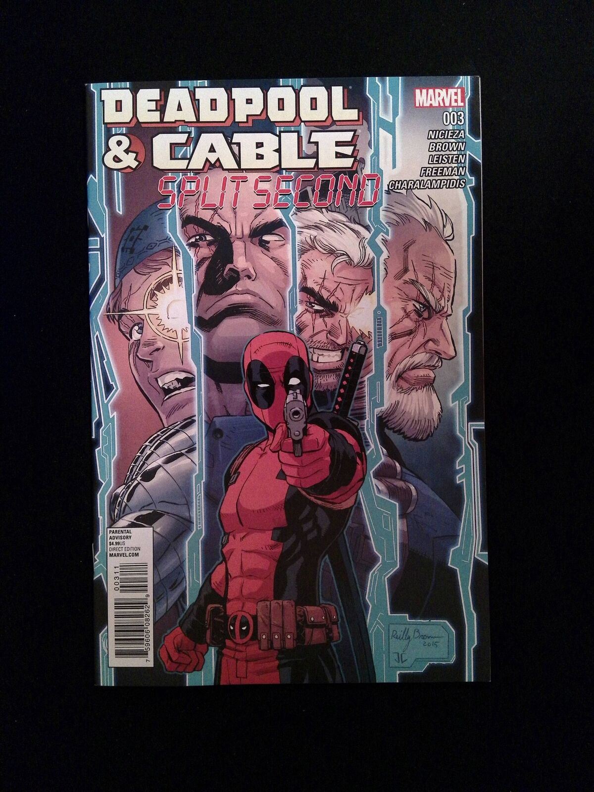 Deadpool And Cable Split Second #3 Marvel Comics 2016 NM-