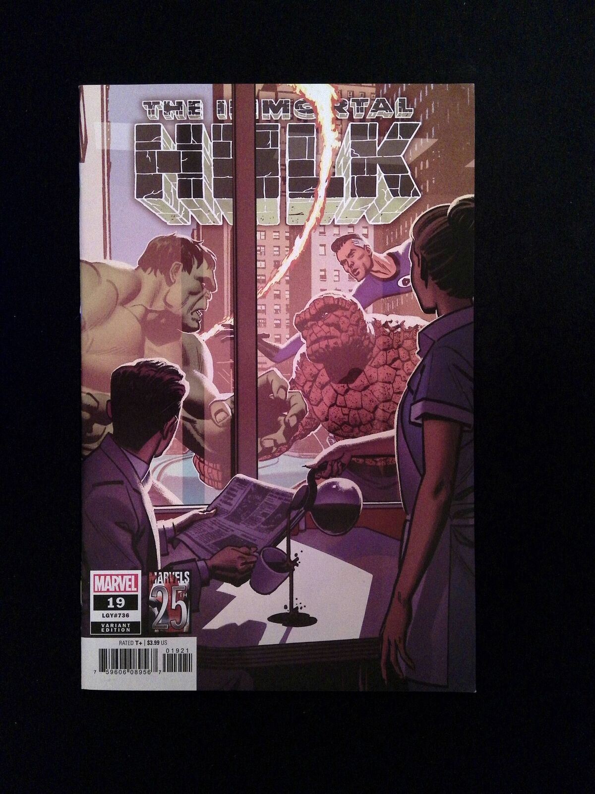 Immortal Hulk #19B Marvel Comics 2019 VF/NM Smallwood Variant