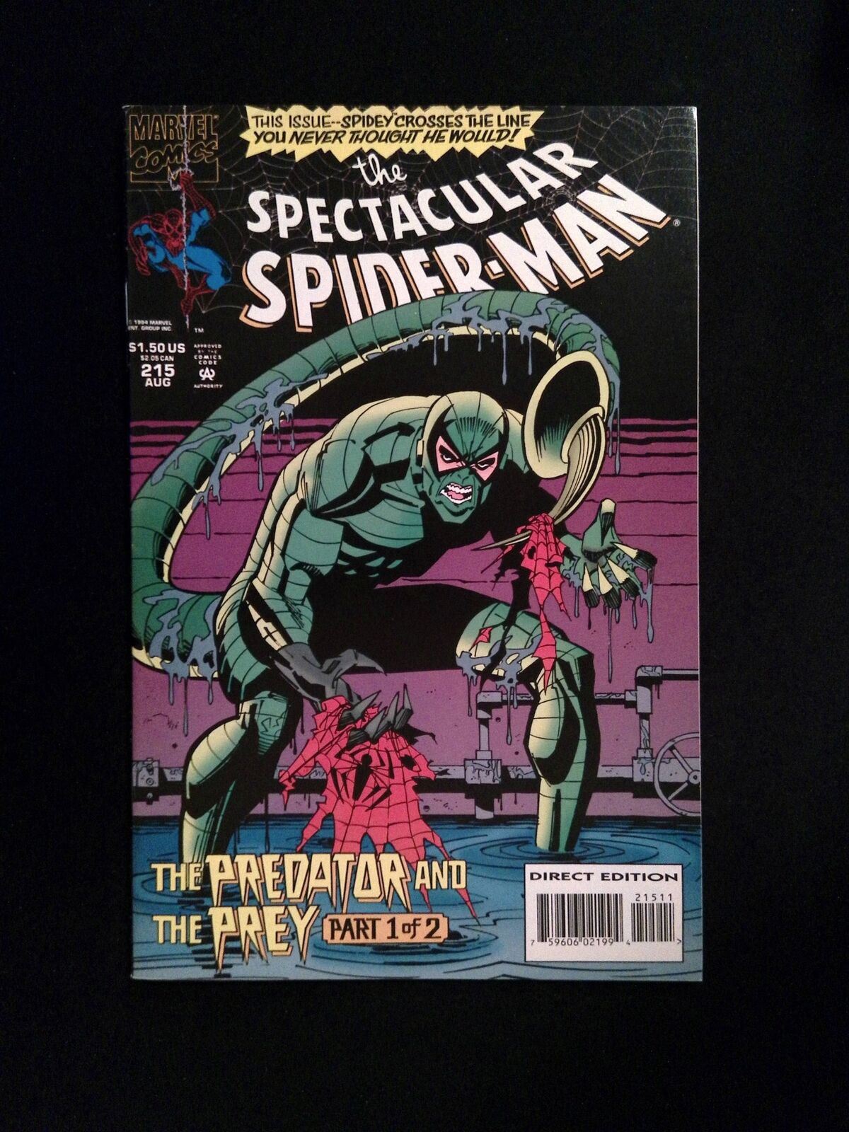 Spertacular Spider-Man #215 MARVEL Comics 1994 VF+