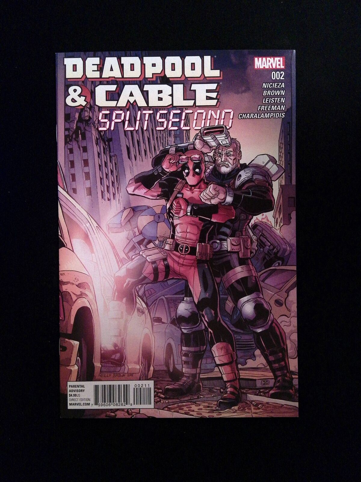 Deadpool And Cable Split Second #2 Marvel Comics 2016 NM