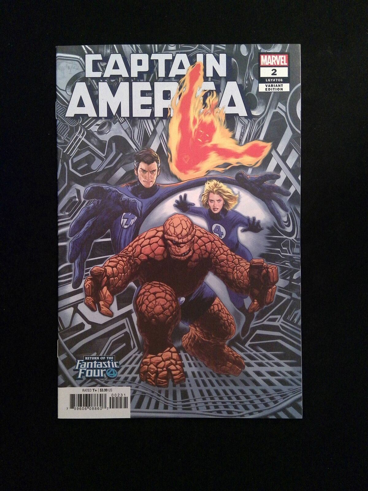 Captain America #2E (9th Series) Marvel Comics 2018 NM Charest Variant