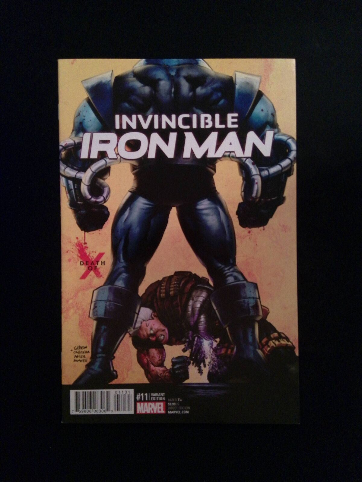 Invincible Iron Man #11B (2ND SERIES) MARVEL Comics 2016 NM- GEDEON VARIANT