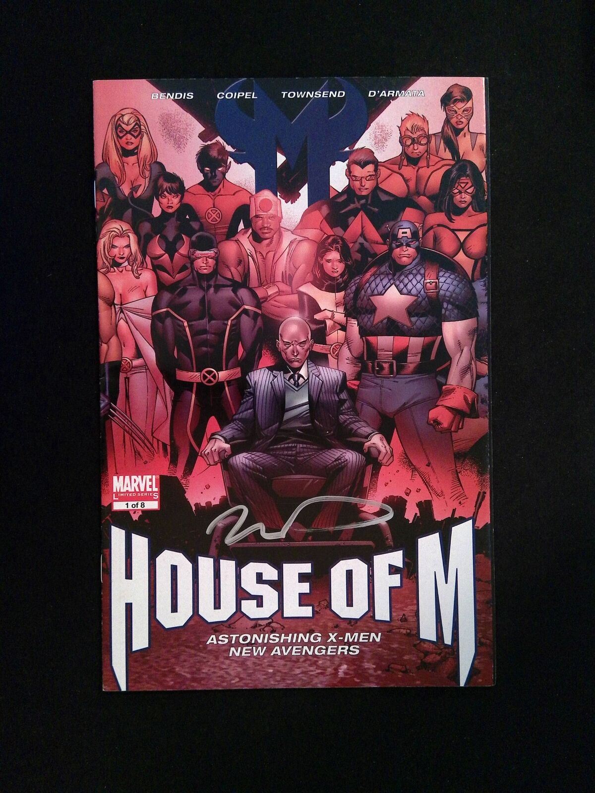 House of M #1D MARVEL Comics 2005 VF+ COPIEL VARIANT - SIGNED BY TIM TOWNSEND