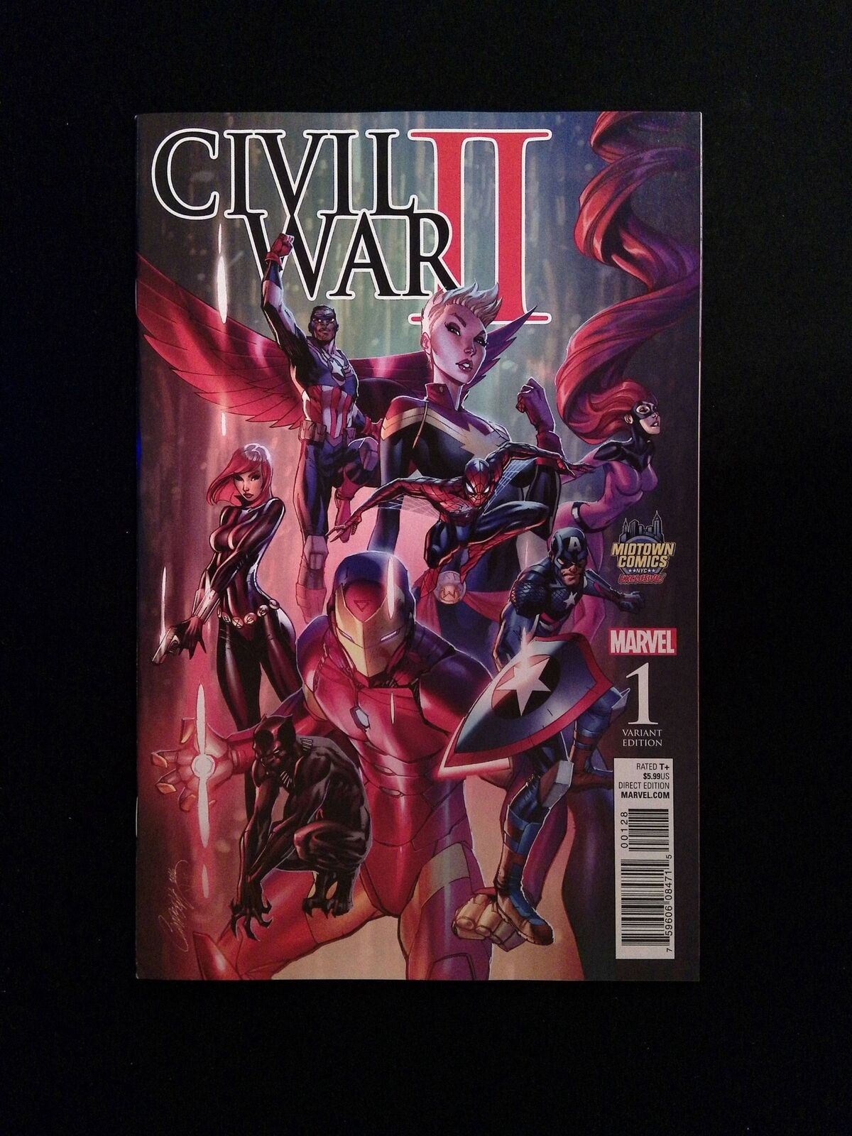 Civil War II #1MID TOWN.A MARVEL Comics 2016 NM Campbell Variant