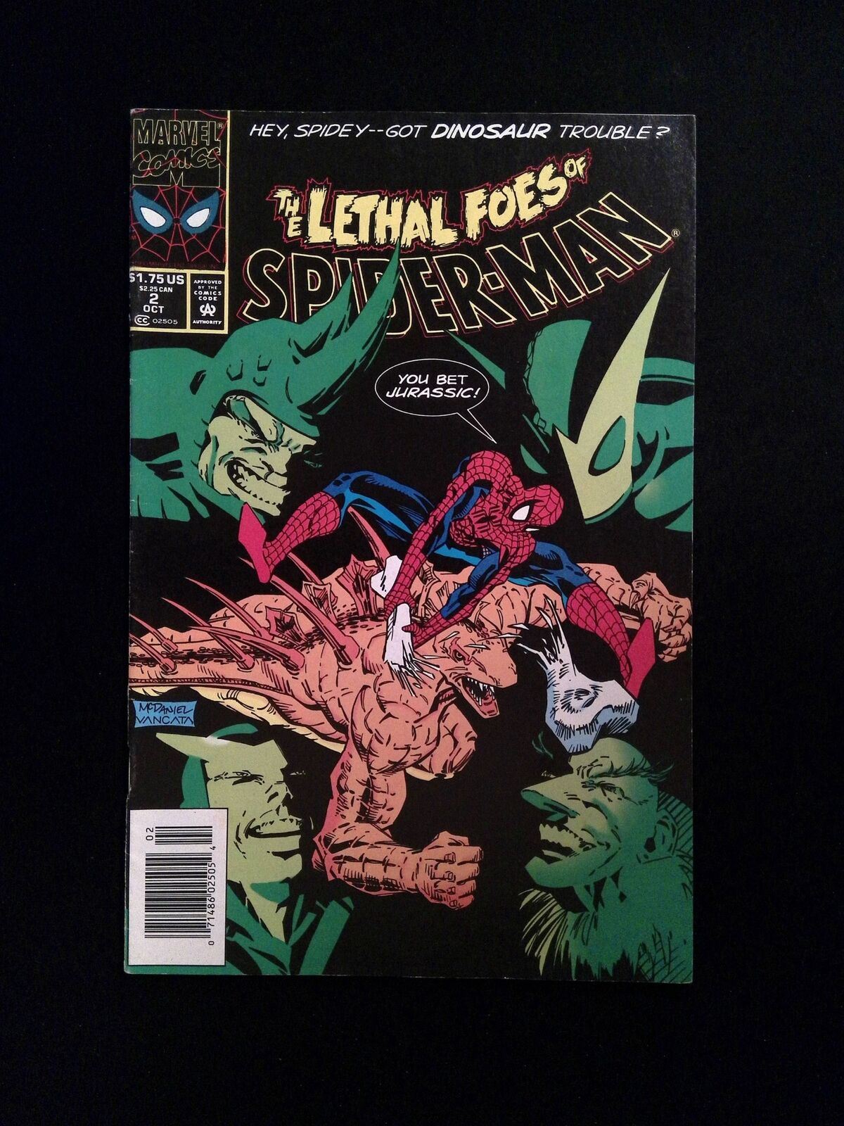 Lethal Foes Of Spider-Man #2 Marvel Comics 1993 VF+ Newsstand