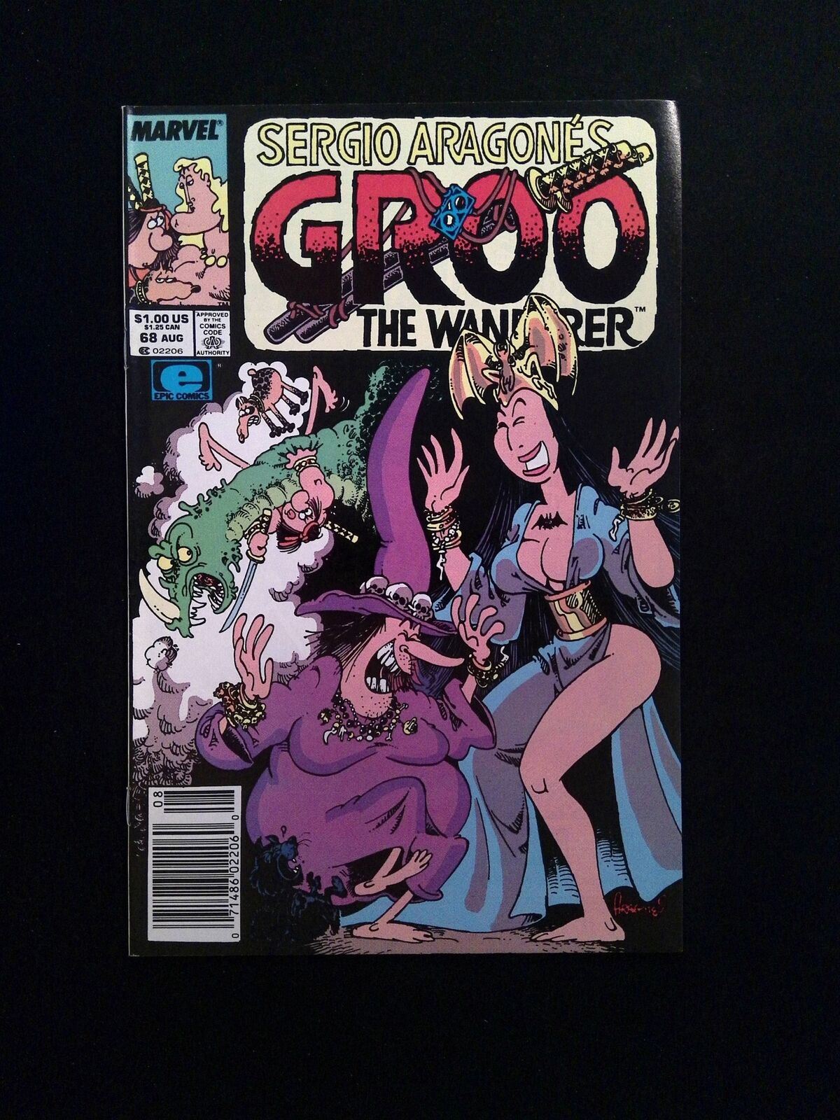 Groo the Wanderer #68 MARVEL Comics 1990 VF/NM NEWSSTAND