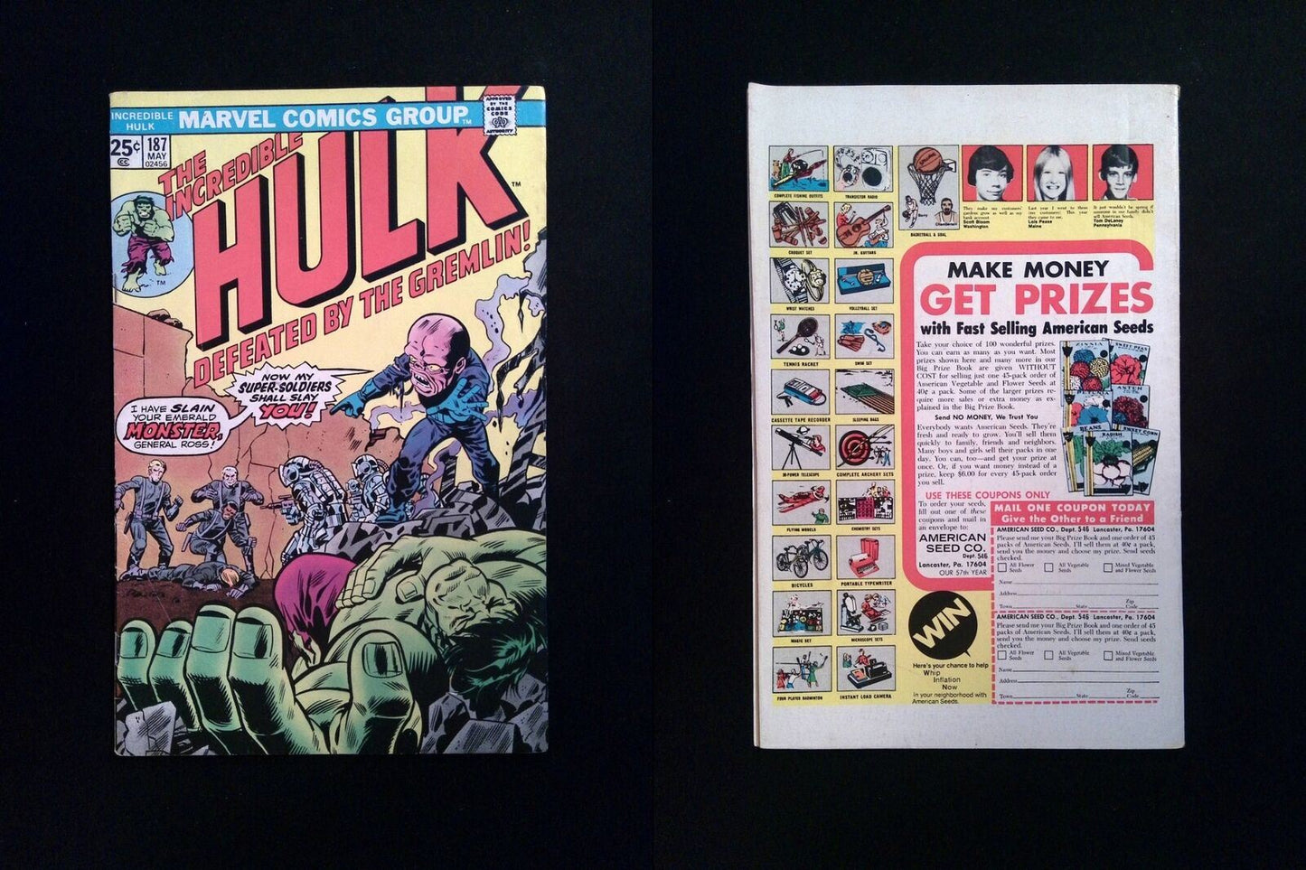 Incredible Hulk #187 MARVEL Comics 1975 VF-