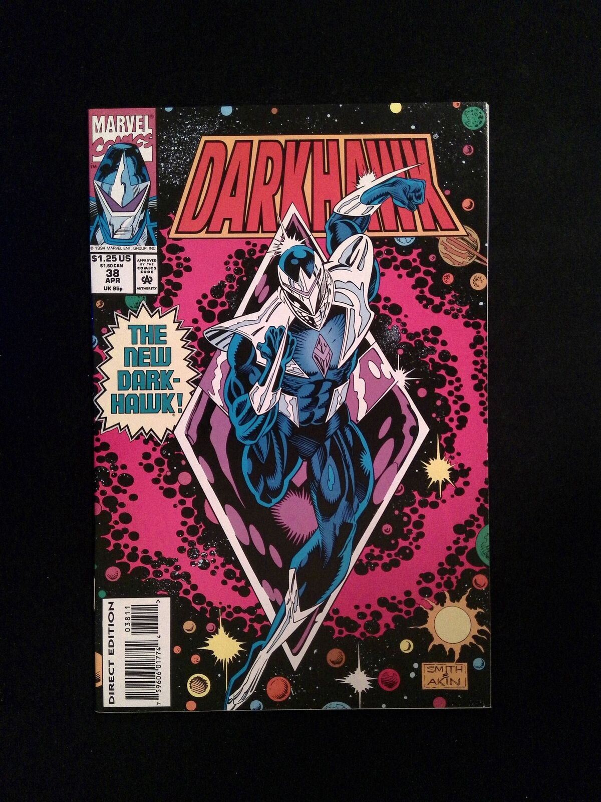 Darkhawk #38 MARVEL Comics 1994 VF+