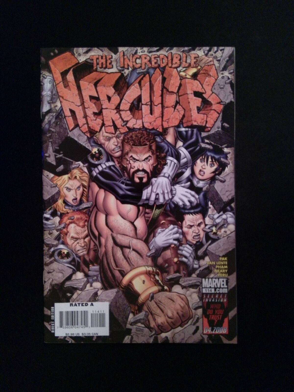 Incredible Hercules #114 MARVEL Comics 2008 NM