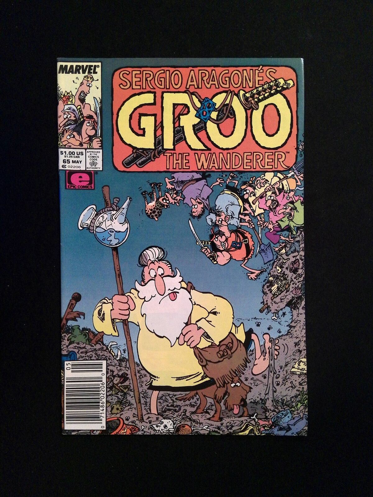 Groo the Wanderer #65 MARVEL Comics 1990 VF+ NEWSSTAND