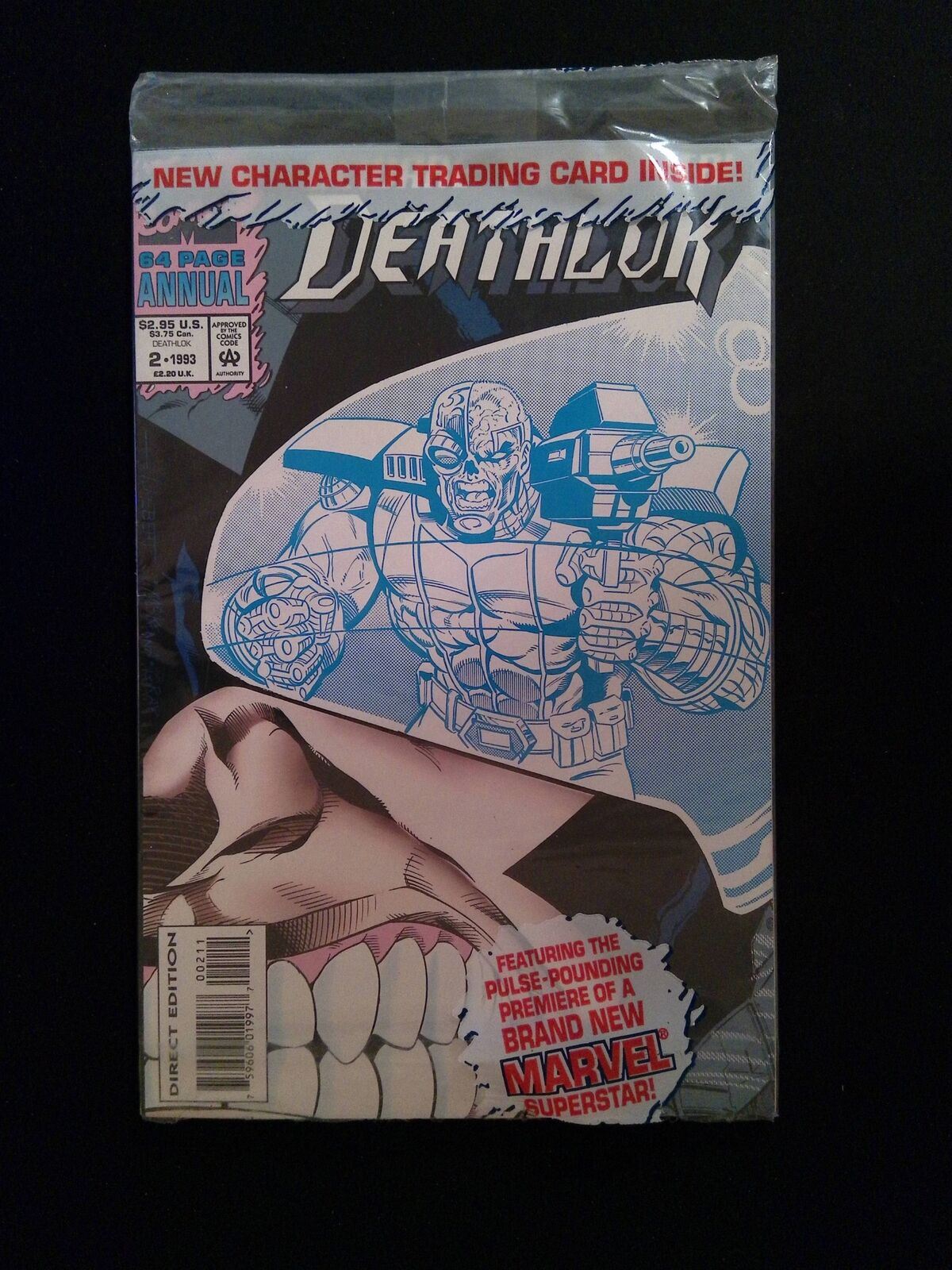 Deathlok Annual #2P MARVEL Comics 1993 NM VARIANT COVER
