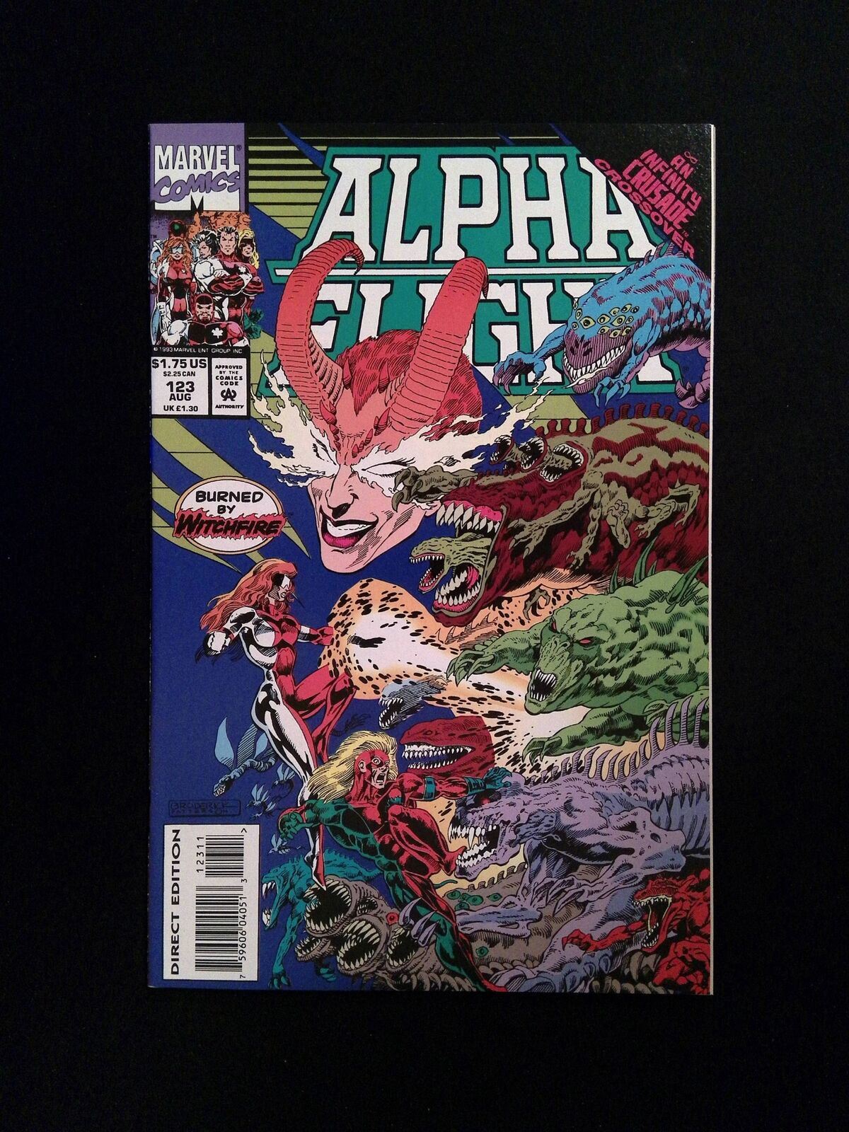 Alpha Flight #123 MARVEL Comics 1993 NM-