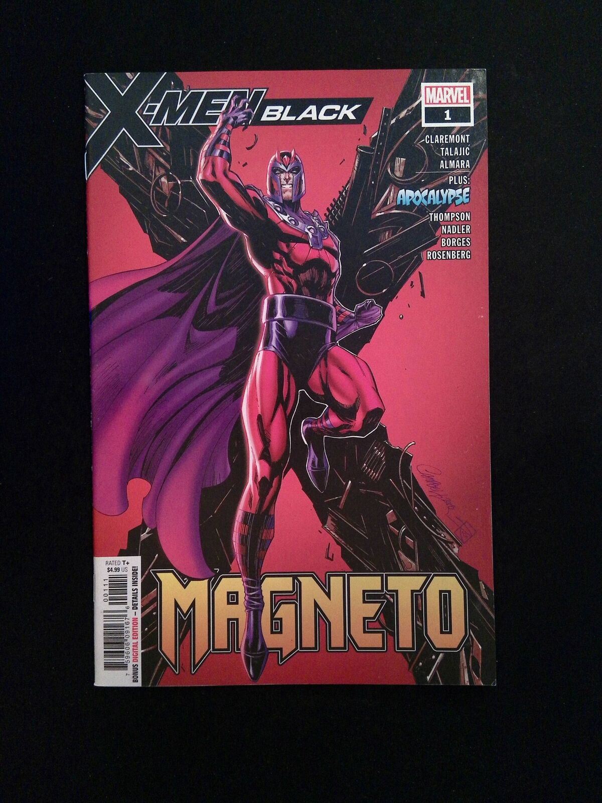 X-Men Black Magneto #1 MARVEL Comics 2018 VF/NM CAMPBELL VARIANT
