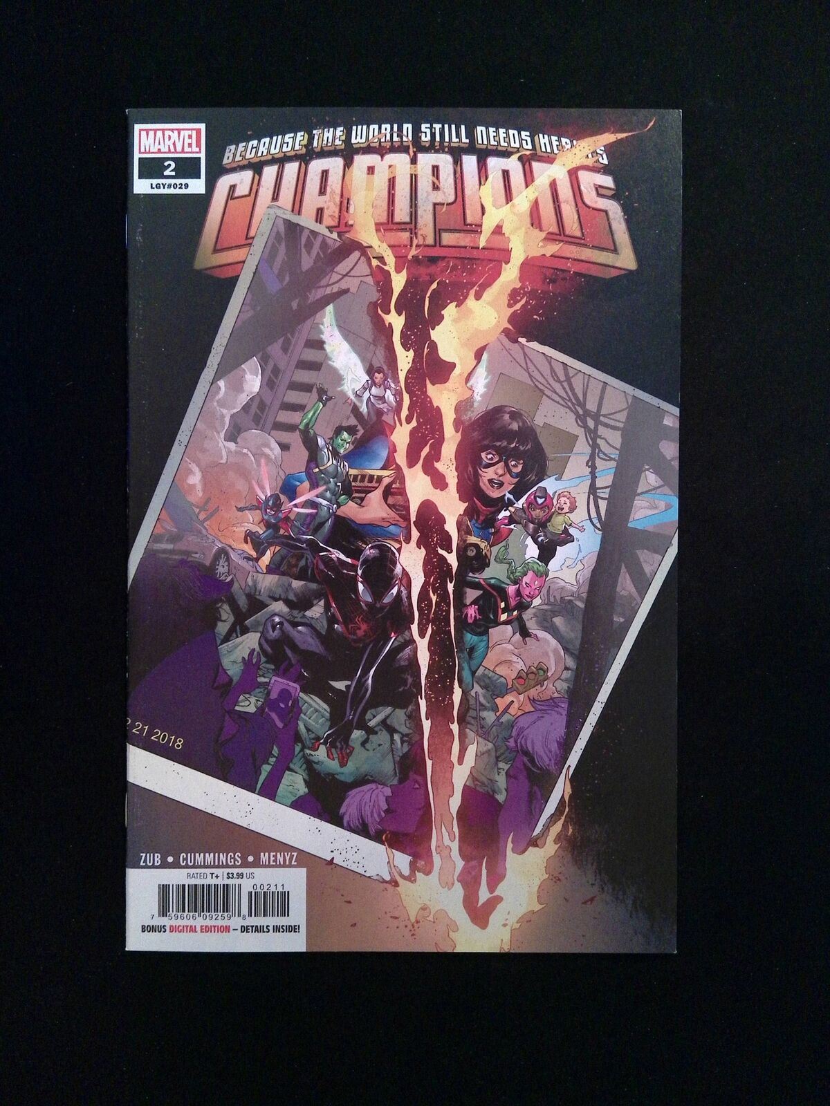 Champions #2 (3RD SERIES) MARVEL Comics 2019 VF/NM