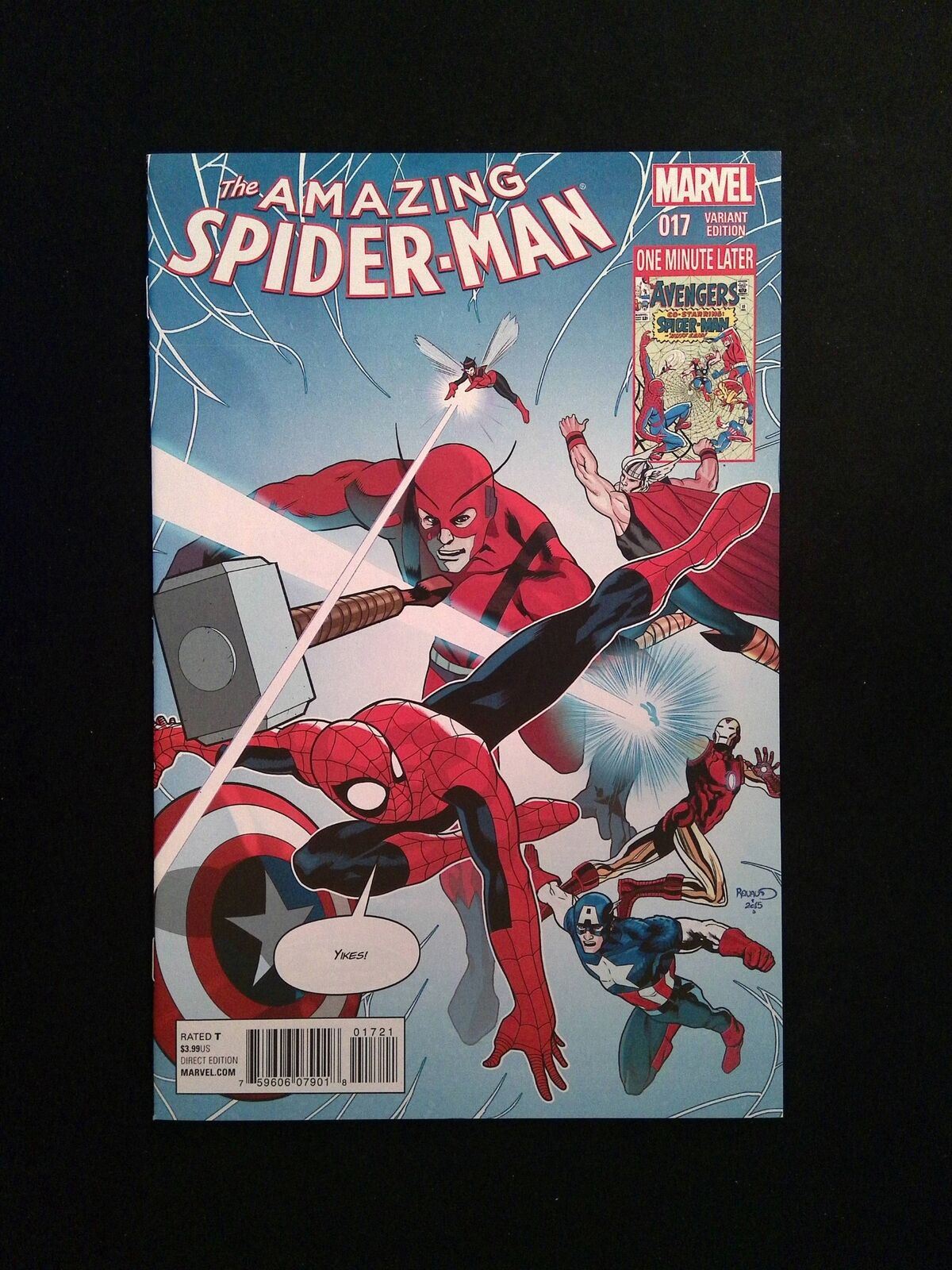 Amazing Spider-Man #17B (3rd Series) Marvel 2015 NM- 1/15 Limited Variant