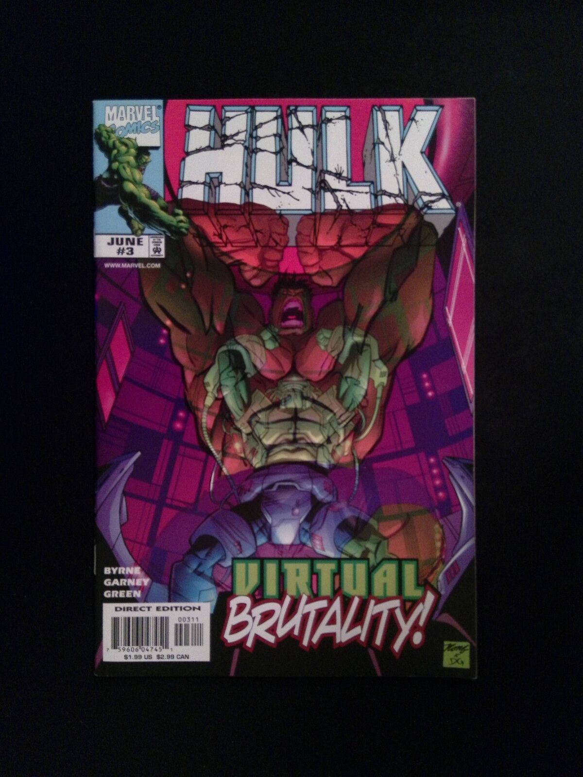 Incredible Hulk #3 (2ND SERIES) MARVEL Comics 1999 VF/NM
