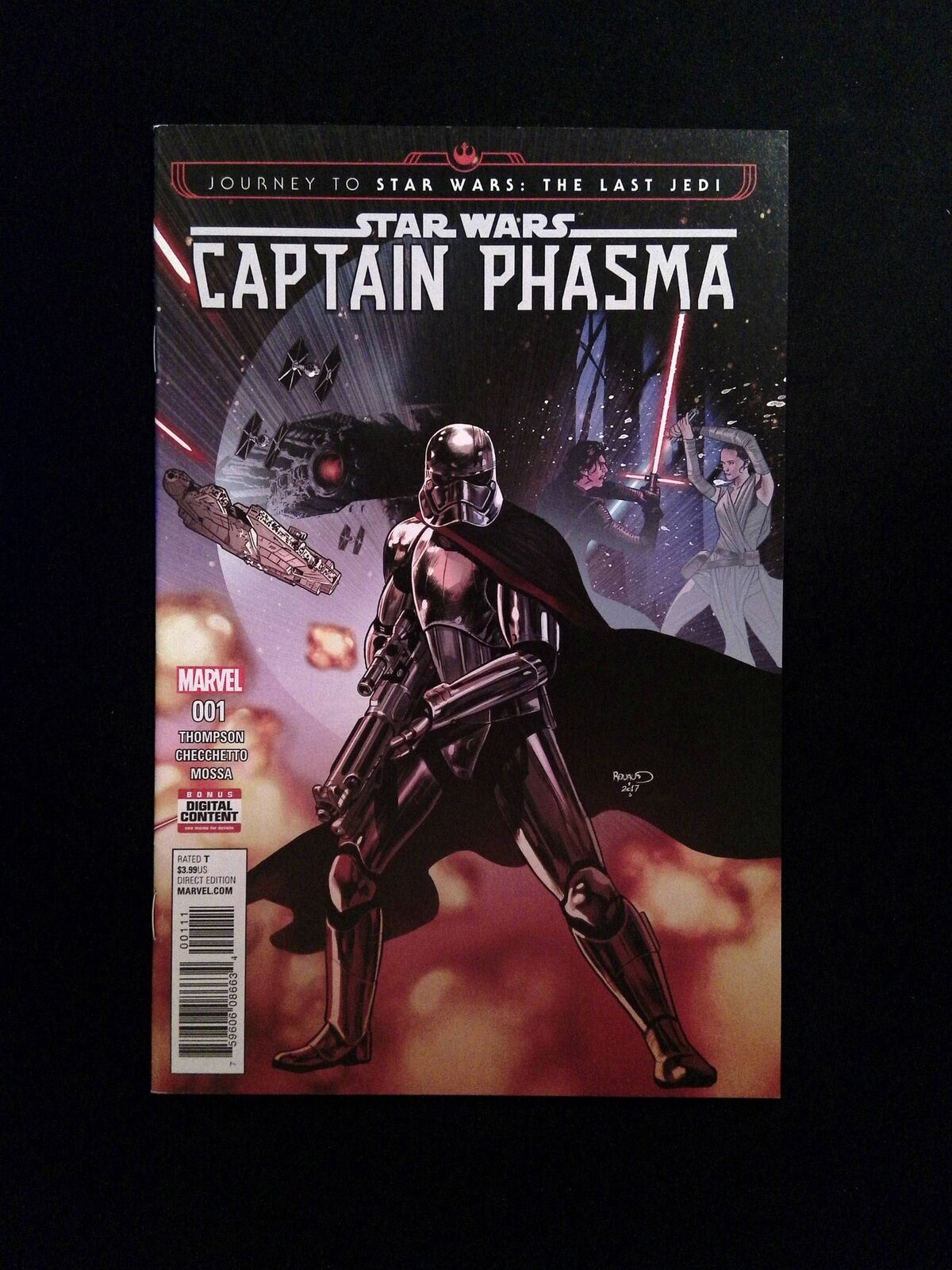 Journey to Star Wars The Last Jedi Captain Phasma #1 MARVEL Comics 2017 VF+