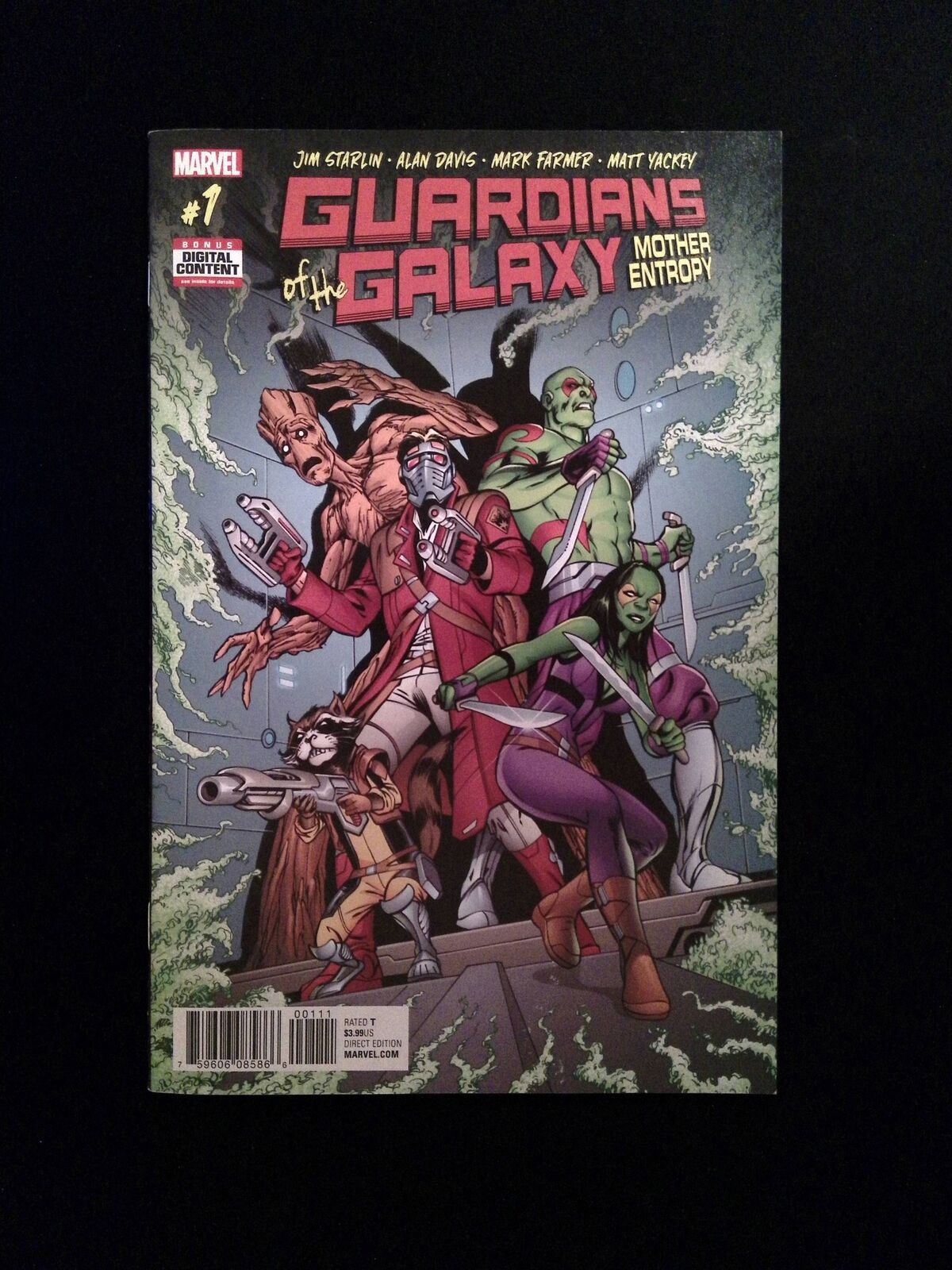 Guardians of the Galaxy Mother Entropy #1 MARVEL Comics 2017 VF/NM