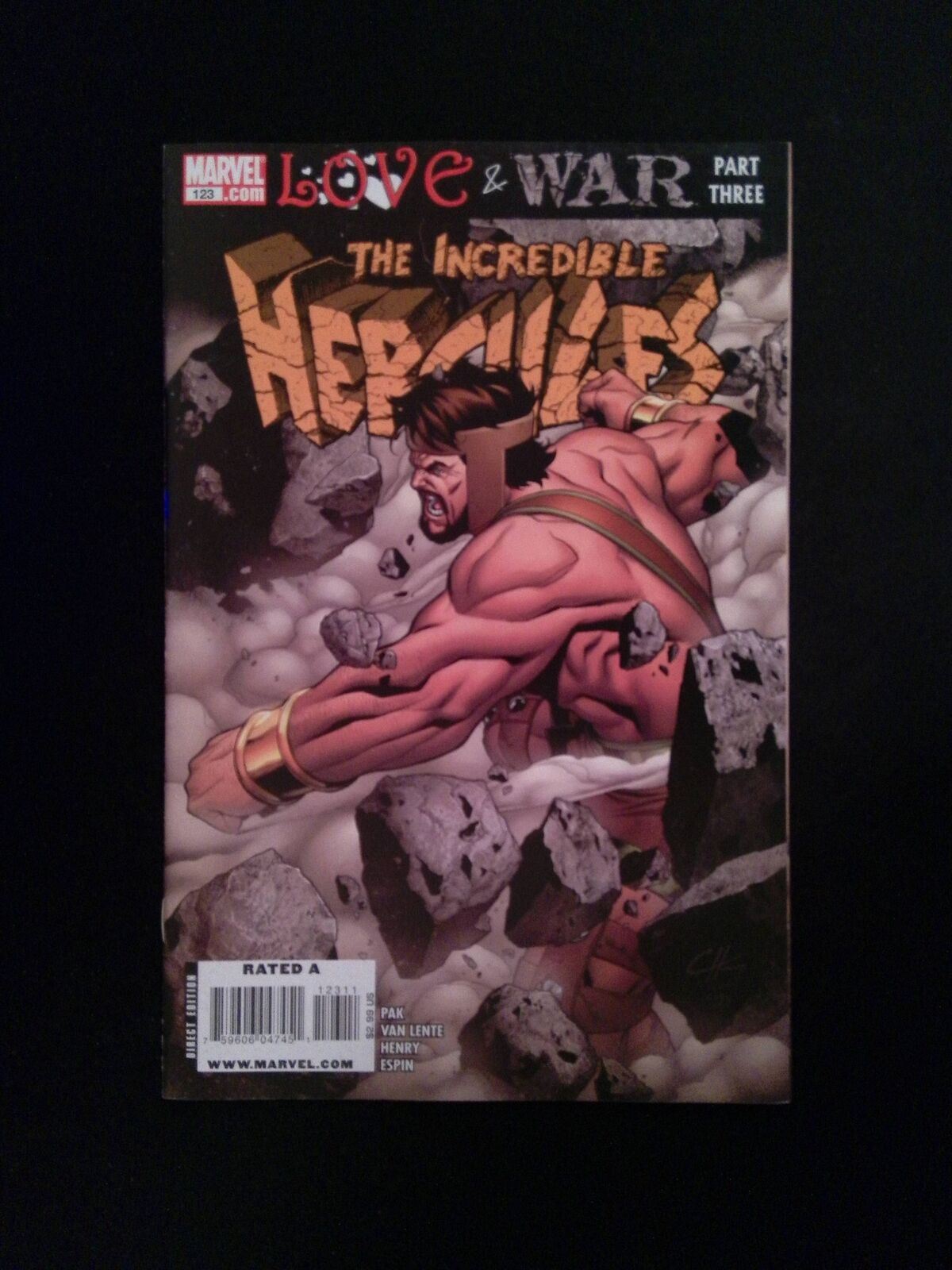Incredible Hercules #123 MARVEL Comics 2008 VF+