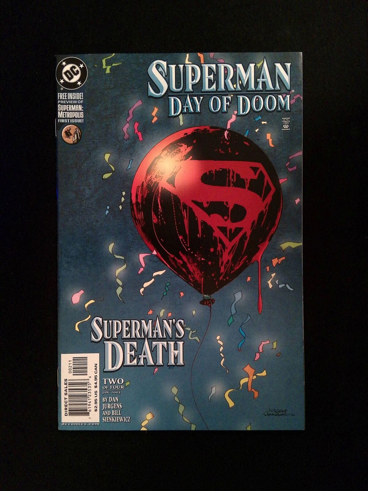 Superman Day of Doom #2 DC Comics 2003 VF+