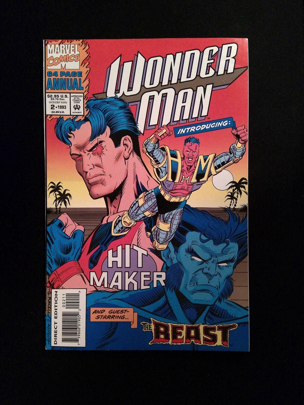 Wonder Man Annual #2 MARVEL Comics 1993 NM-