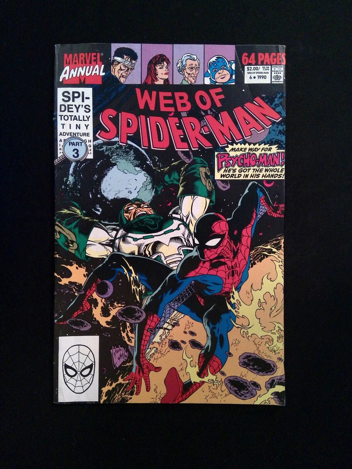 Web Of Spider-Man Annual #6 Marvel Comics 1990 VF