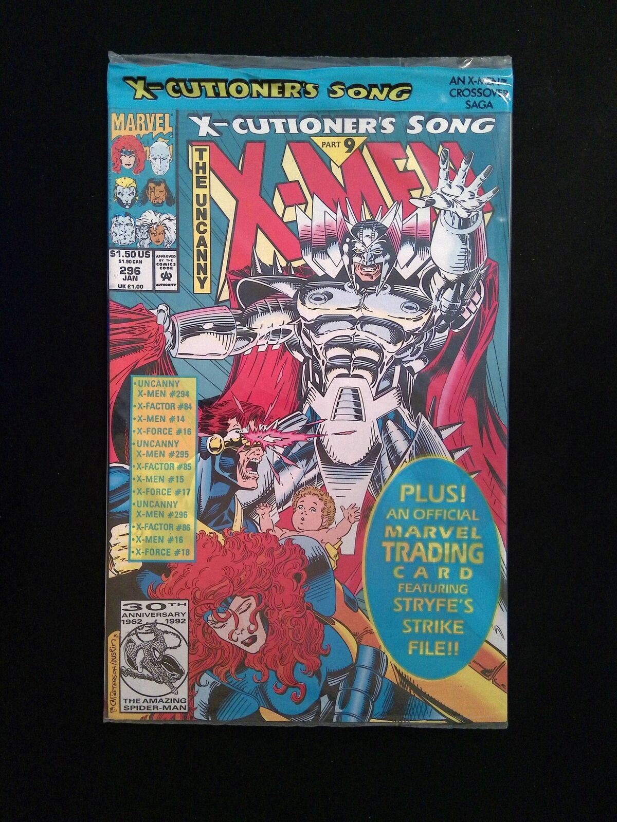 Uncanny X-Men #296P MARVEL Comics 1993 VF/NM VARIANT COVER