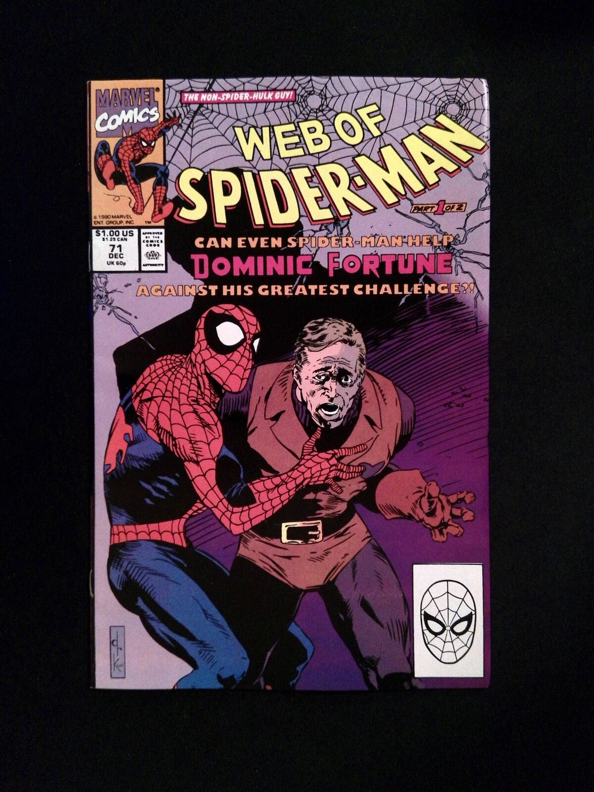 Web of Spider-Man #71 MARVEL Comics 1990 VF