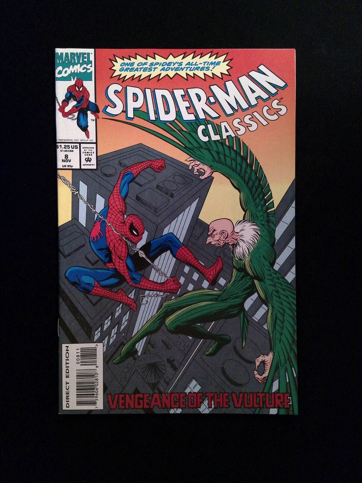 Spider-Man Classics #8 MARVEL Comics 1993 VF+