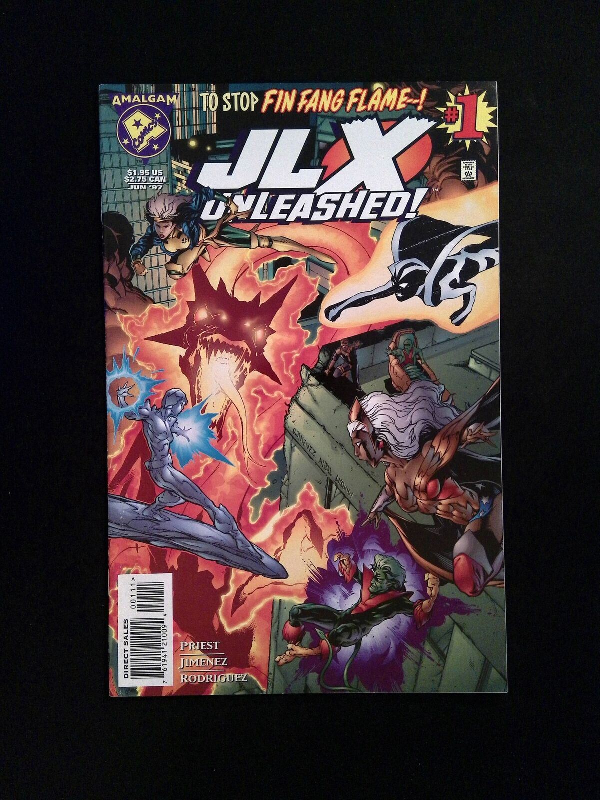 JLX Unleashed #1 MARVEL Comics 1997 VF/NM