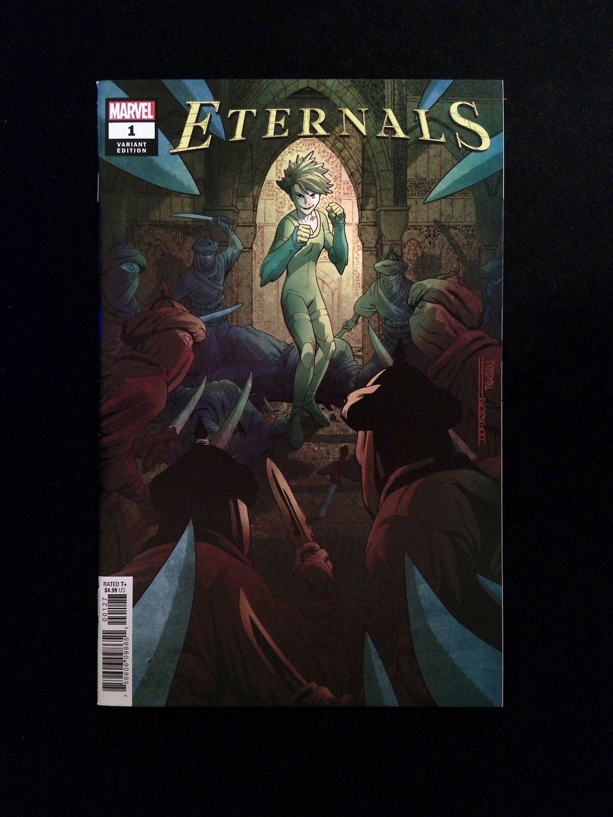 Eternals #1H (5TH SERIES) MARVEL Comics 2021 VF/NM JOHNSON VARIANT